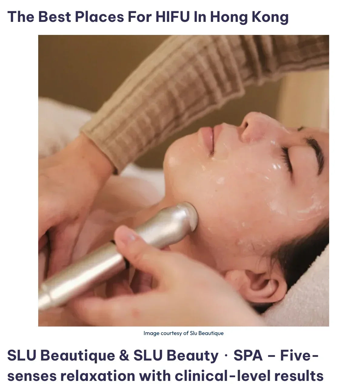 SLU Beautique & SLU Beauty・SPA – Five-senses relaxation with clinical-level results