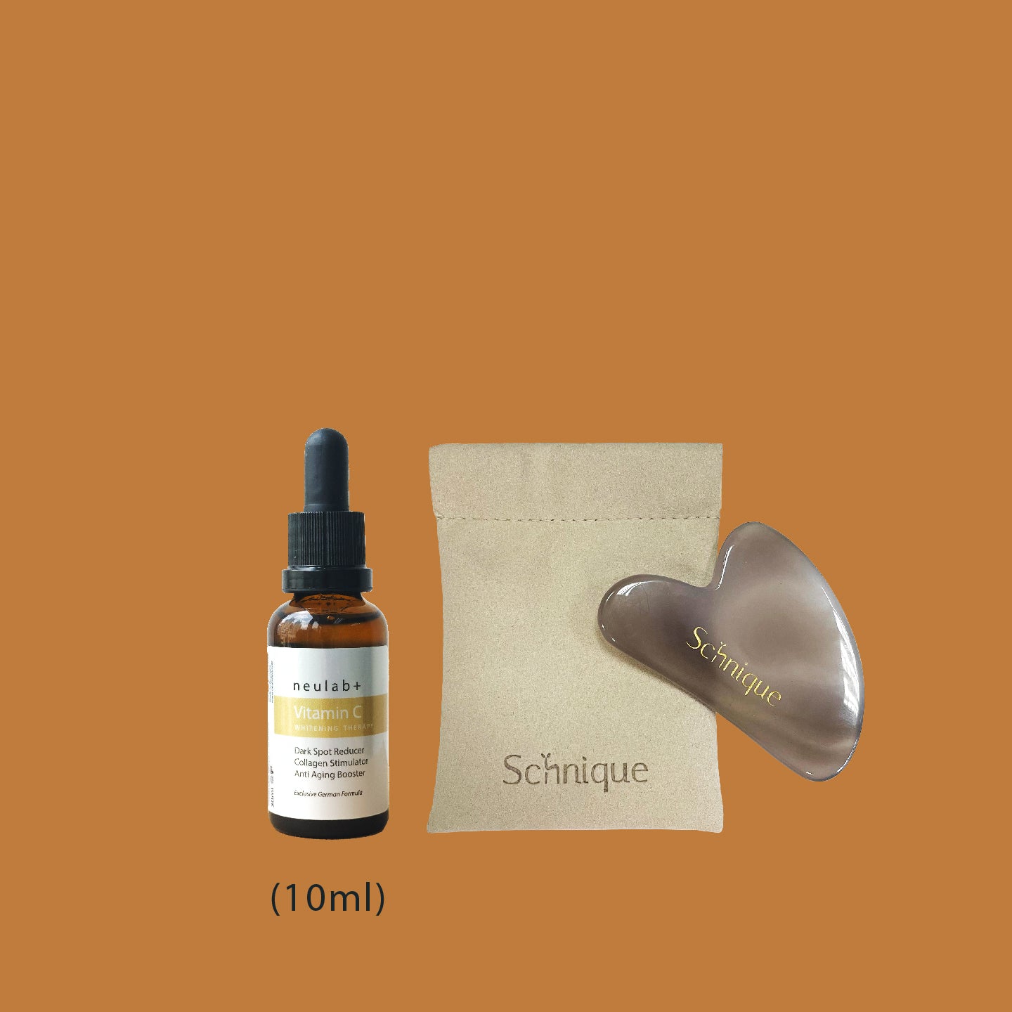 【滿$3000禮遇二選一】迷你版VC精華 10ml + Schnique Gua Sha Set