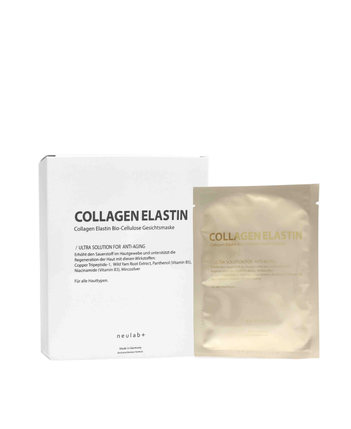 【Preorder 預計5/10起寄送或門市自取】Collagen Elastin Bio-Cellulose Gesichtmaske