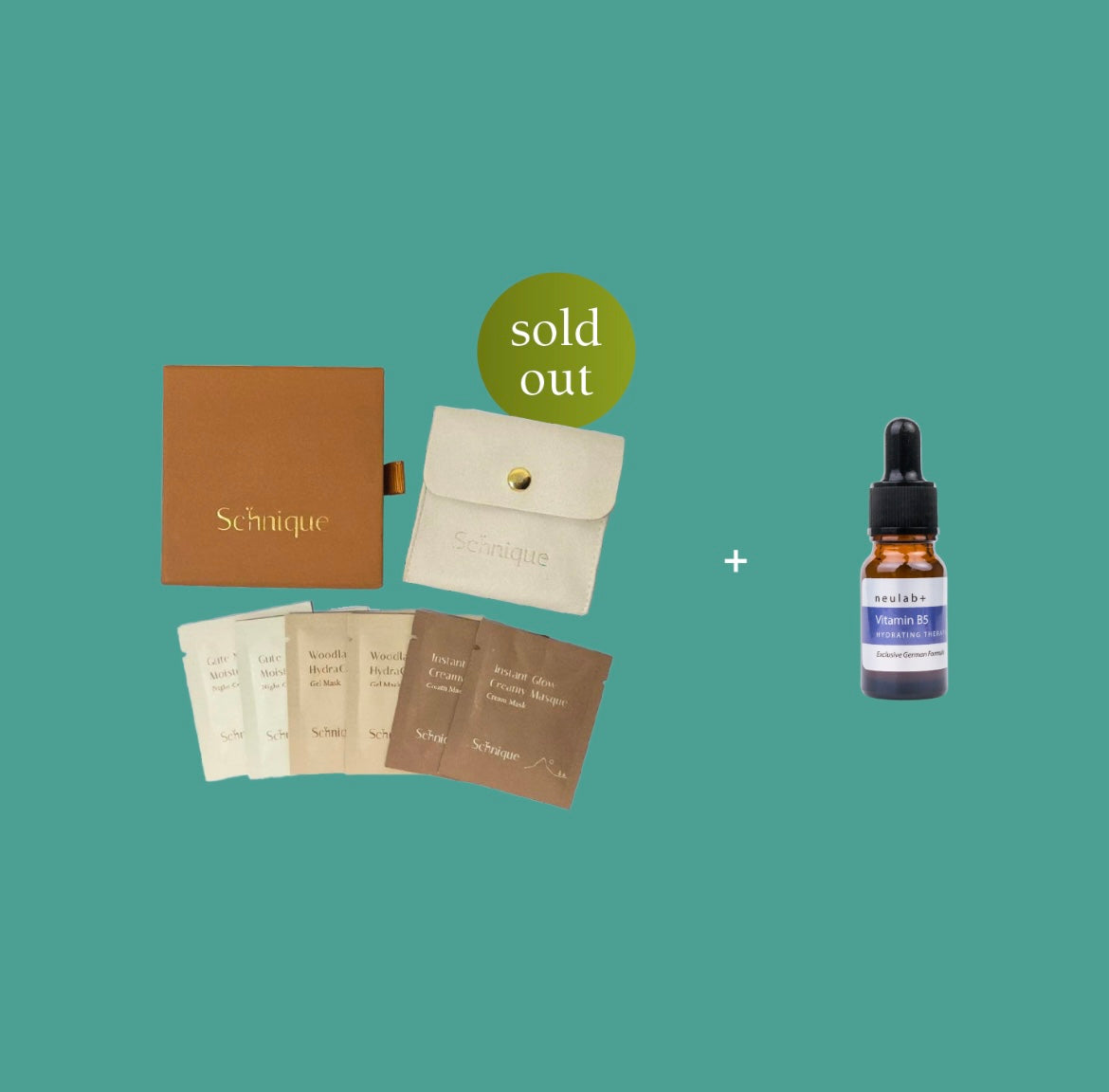 【滿HK$2500禮遇二選一】維他命B5原液精華10ml + Schnique 植萃護膚體驗套裝