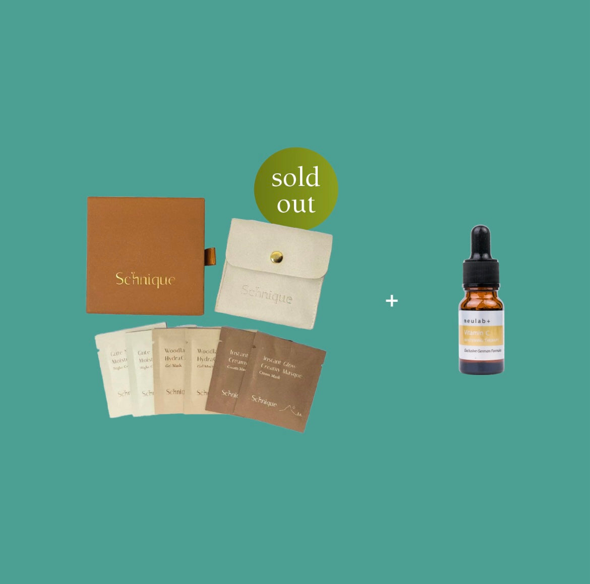 【滿HK$2500禮遇二選一】維他命C原液精華10ml + Schnique 植萃護膚體驗套裝