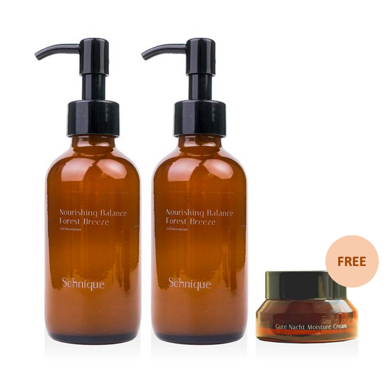 【本週優惠】Schnique 森植玫瑰滋養平衡水凝乳（2支） (Buy 2 get 1 free gift)