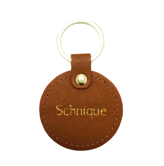 Schnique leather keychain